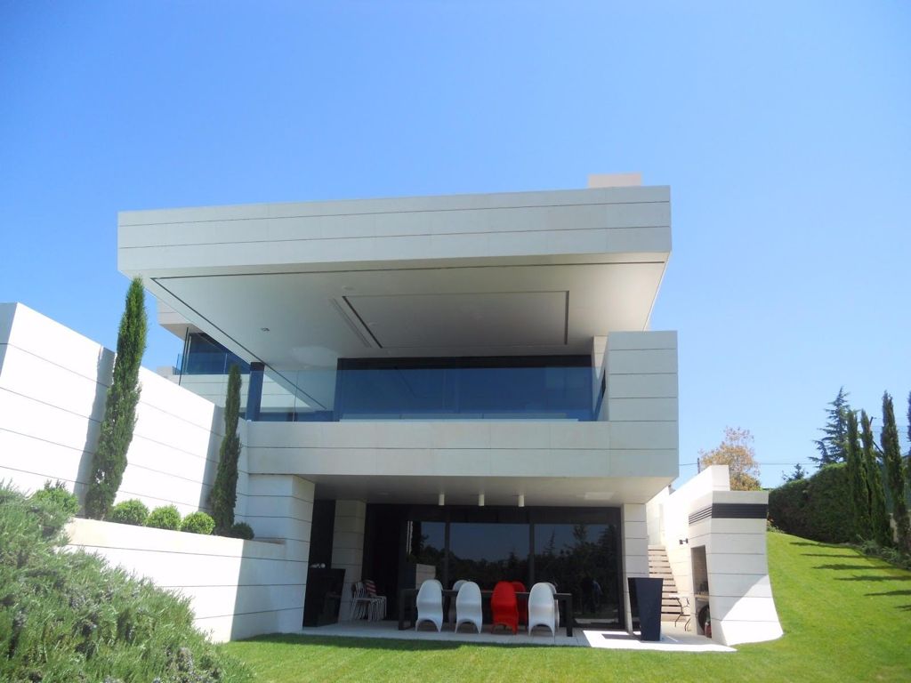 Casas con piedra caliza