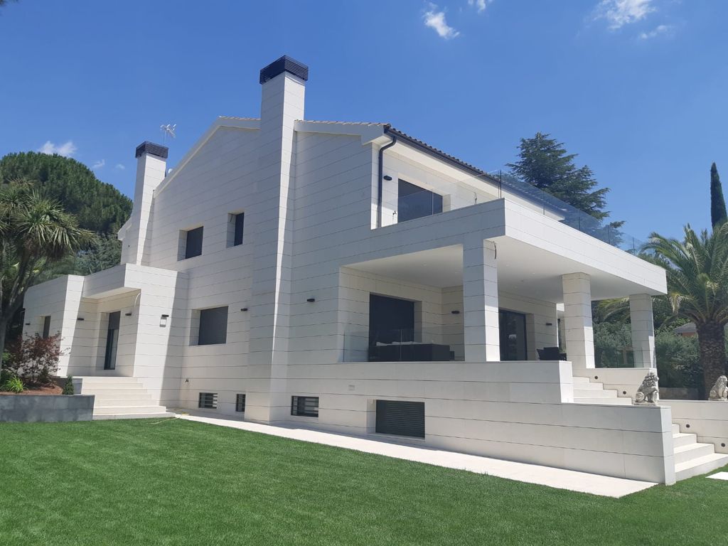 Casas con piedra caliza